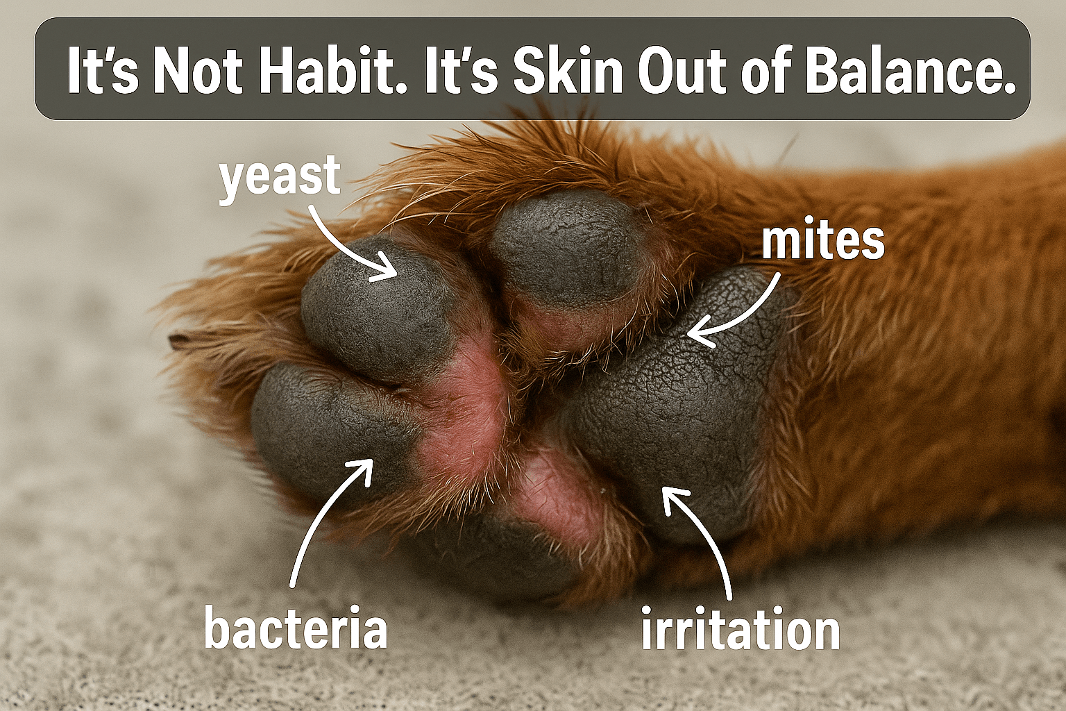 MULTIPURPOSE ITCH, HOTSPOT, EAR CLEANER, TEARSTAIN BALM FOR YEASTY DOGS (30ml) - FurBabies™ Botanicals