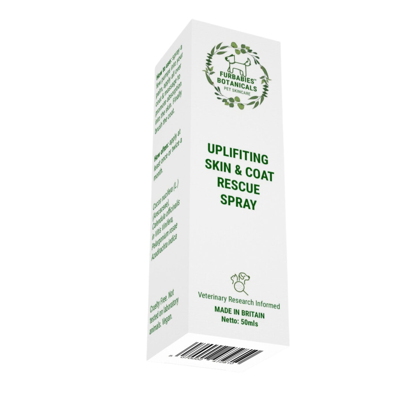 Uplifting Rose Skin & Coat Rescue Spray - FURBABIES™ BOTANICALS