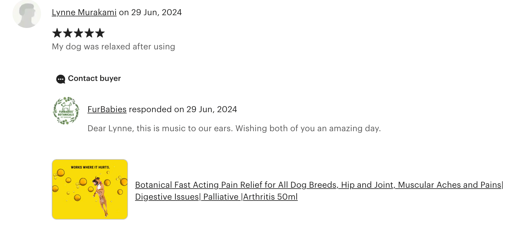 FAST - ACTING PAIN RELIEF RUB FOR DOGS WITH ARTHRITIS & HIP PAIN (50 ml) - FurBabies™ Botanicals