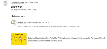 FAST - ACTING PAIN RELIEF RUB FOR DOGS WITH ARTHRITIS & HIP PAIN (50 ml) - FurBabies™ Botanicals