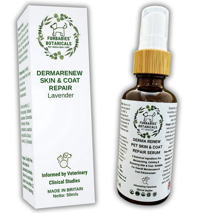 LAVENDER DERMA RENEW SERUM FOR ITCHY & SMELLY DOGS (50ml) - VETERINARY RESEARCH INFORMED PET SKIN & ORAL CARE