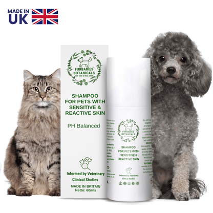 RINSE - OFF SHAMPOO CONDITIONER FOR SHORT HAIRED PETS (60mls) - VETERINARY RESEARCH INFORMED PET SKIN & ORAL CARE