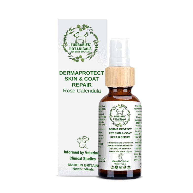 ROSE CALENDULA DERMAPROTECT SKIN REPAIR SERUM (50mls) - FurBabies™ Botanicals | Pet Skin Barrier Repair