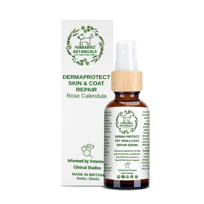 ROSE CALENDULA DERMAPROTECT SKIN REPAIR SERUM (50mls) - VETERINARY RESEARCH INFORMED PET SKIN & ORAL CARE